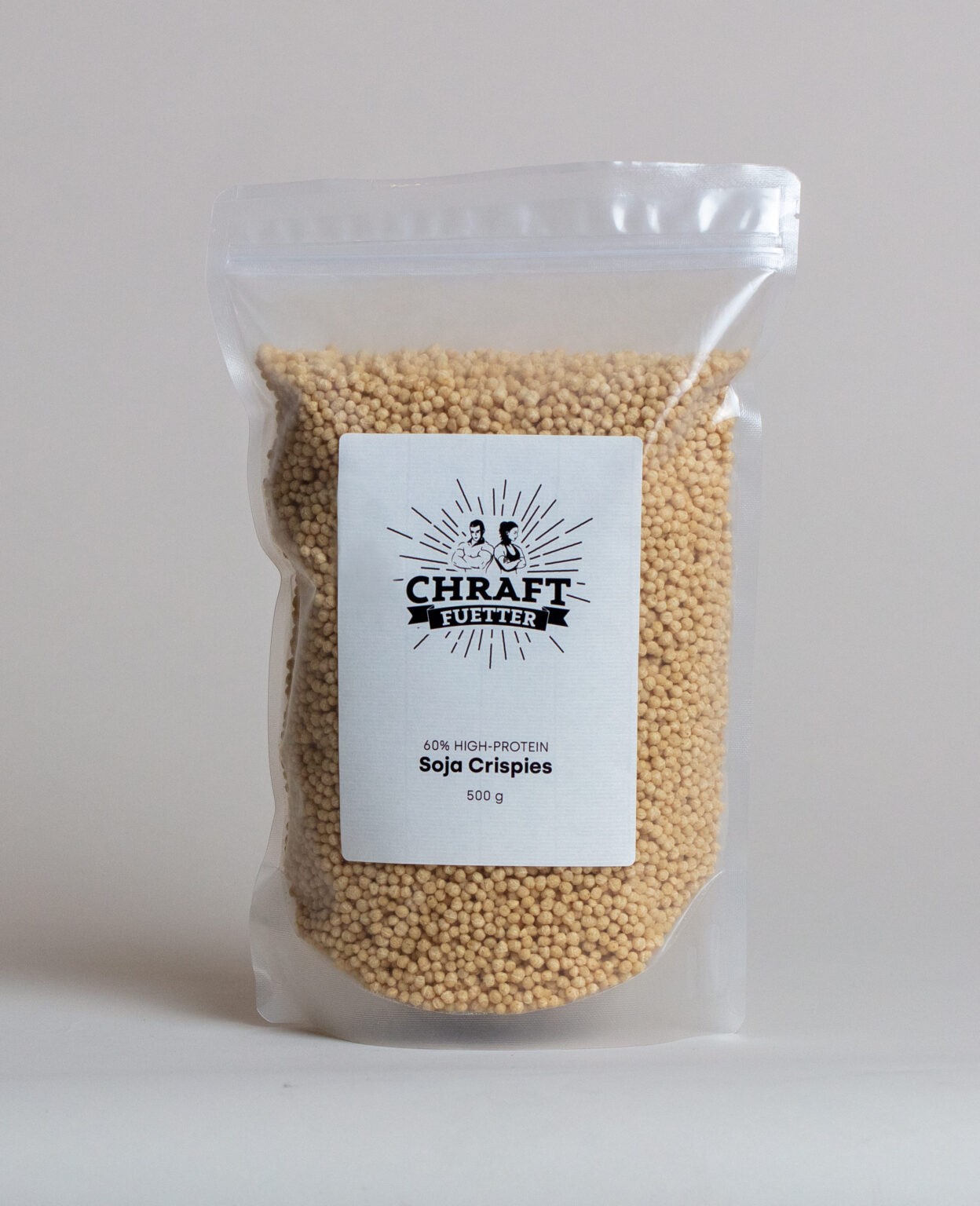 HighProtein Soja Crispies 500g » ChraftFuetter
